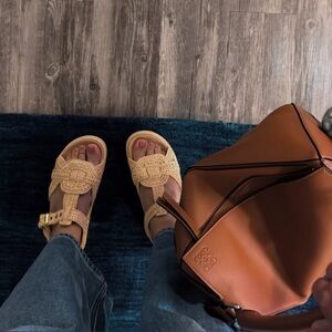 H&M RAFFIA SANDALS